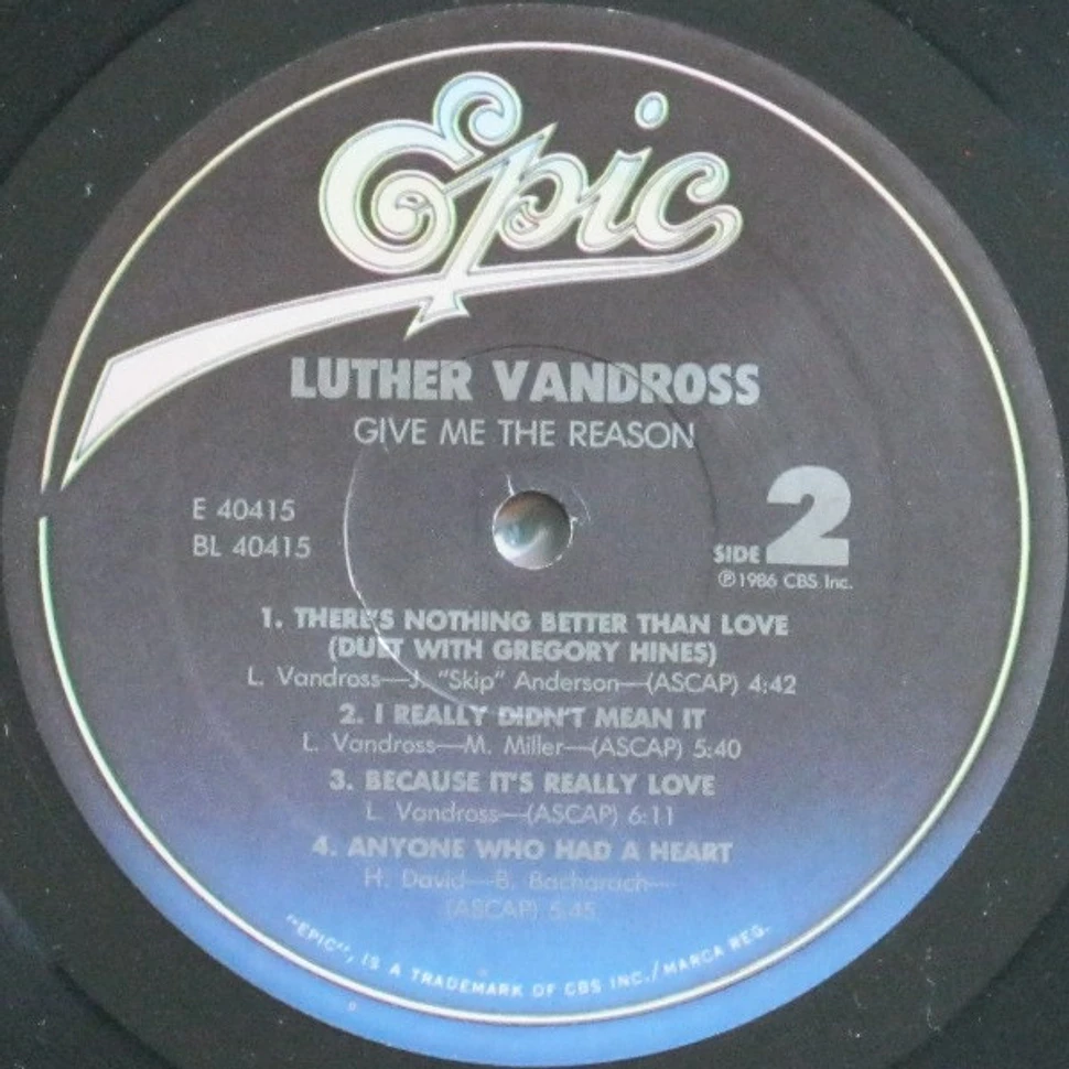 Luther Vandross - Give Me The Reason