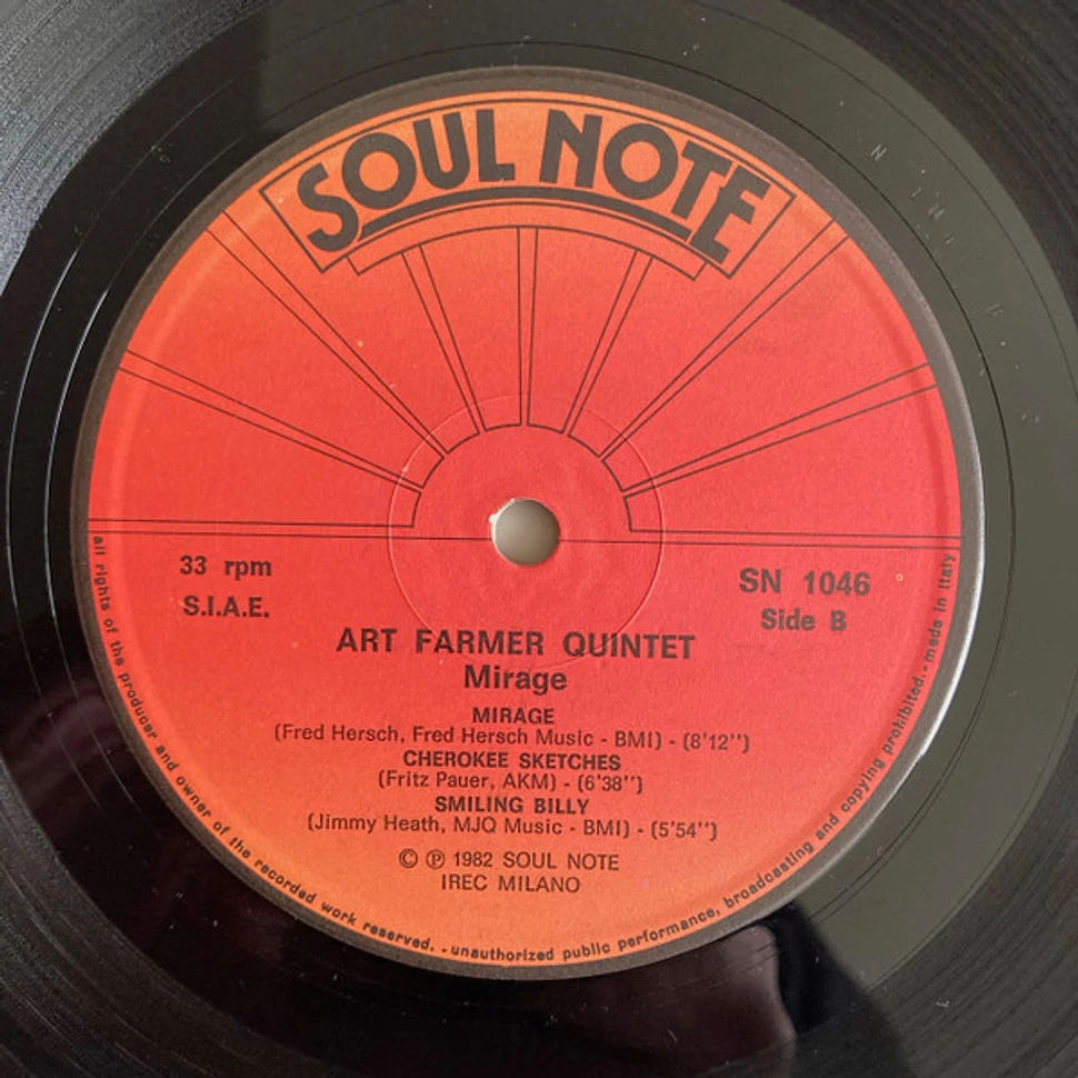 Art Farmer Quintet - Mirage