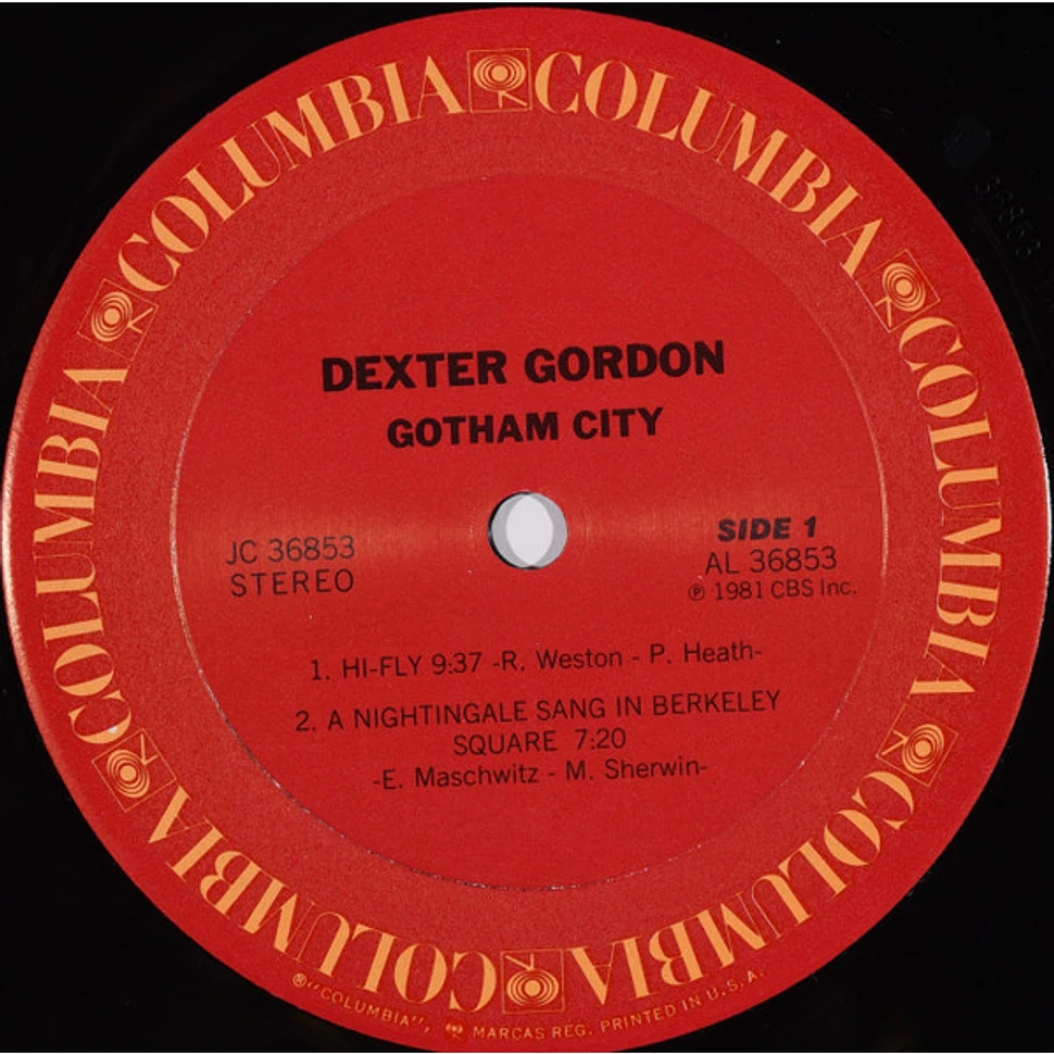 Dexter Gordon - Gotham City