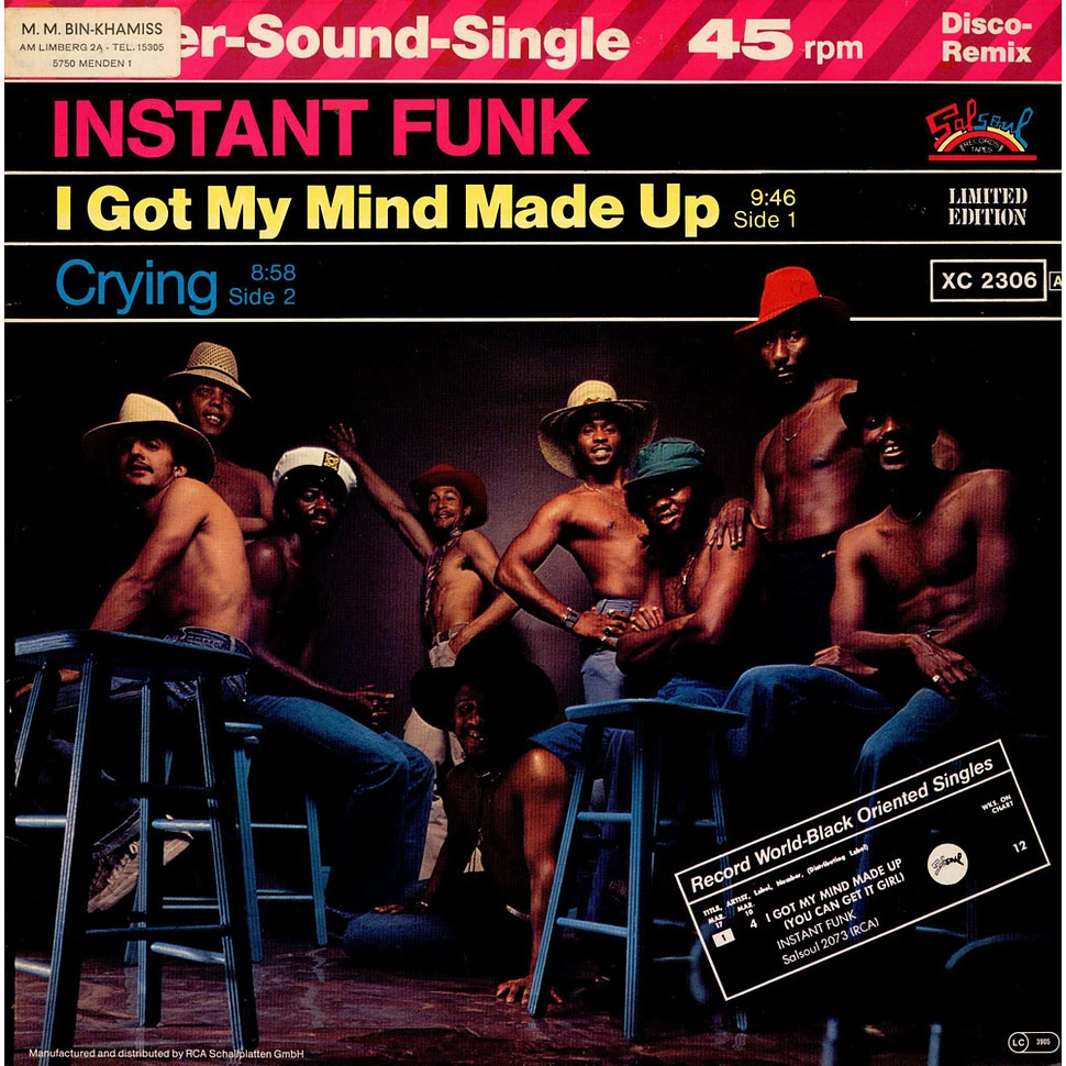 Instant Funk - I Got My Mind Made Up