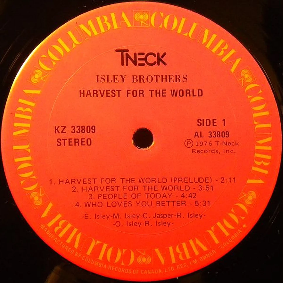 The Isley Brothers - Harvest For The World