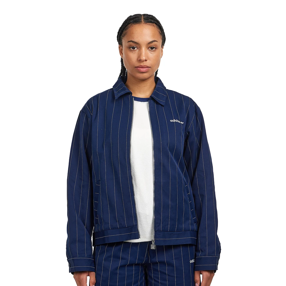 adidas - Pinstripe Harrington Jacket