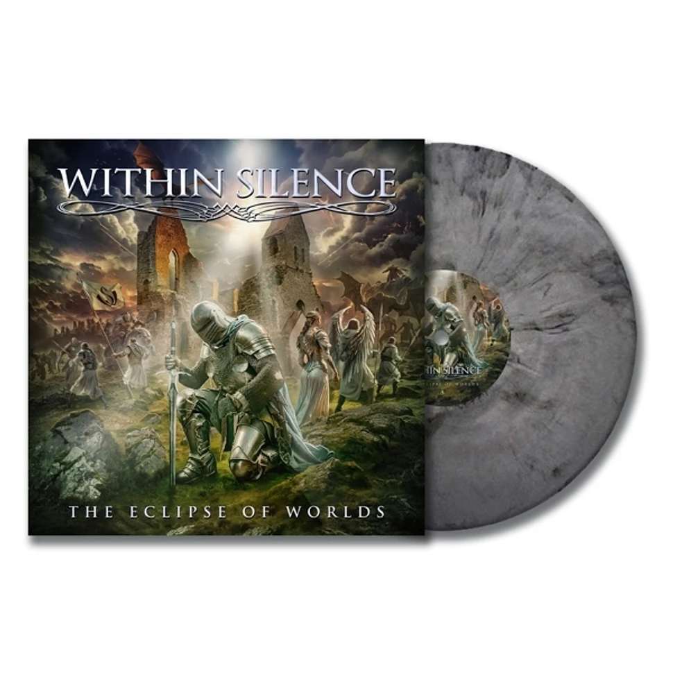 Within Silence - The Eclipse Of Worlds Silver Black Vinyl Edition