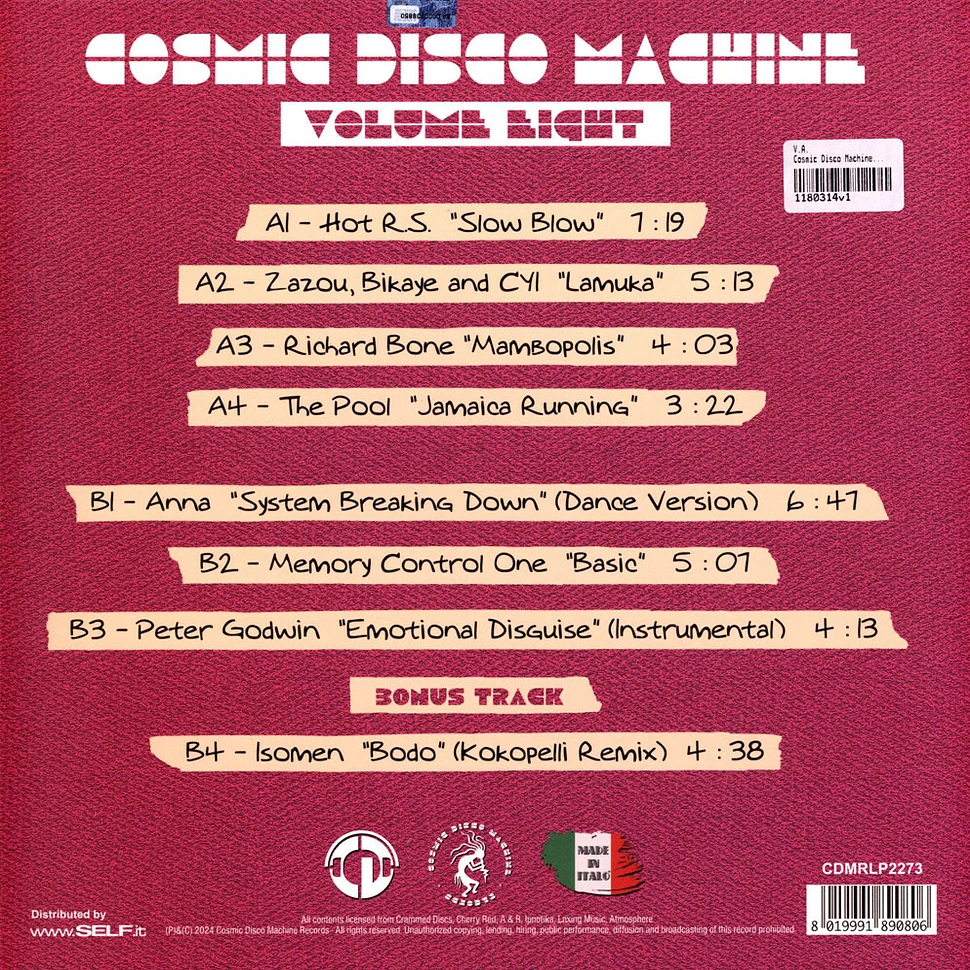 V.A. - Cosmic Disco Machine Volume 8