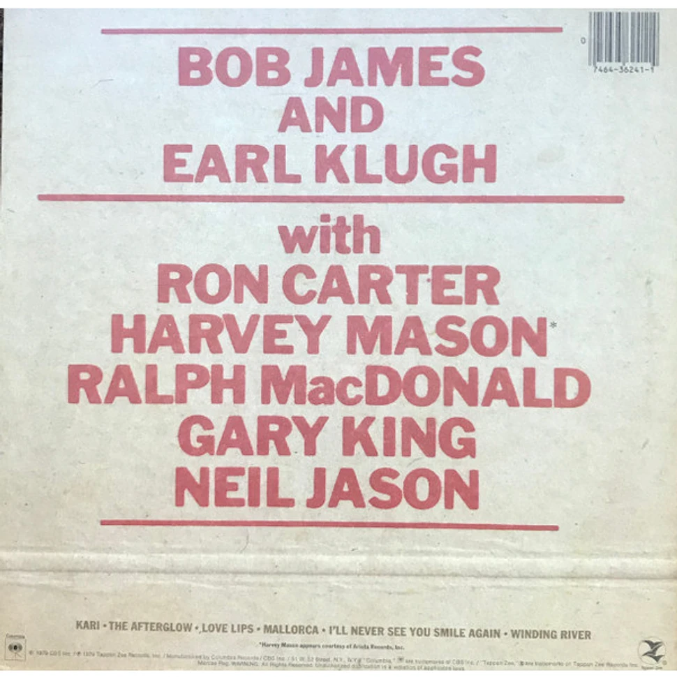 Bob James & Earl Klugh - One On One