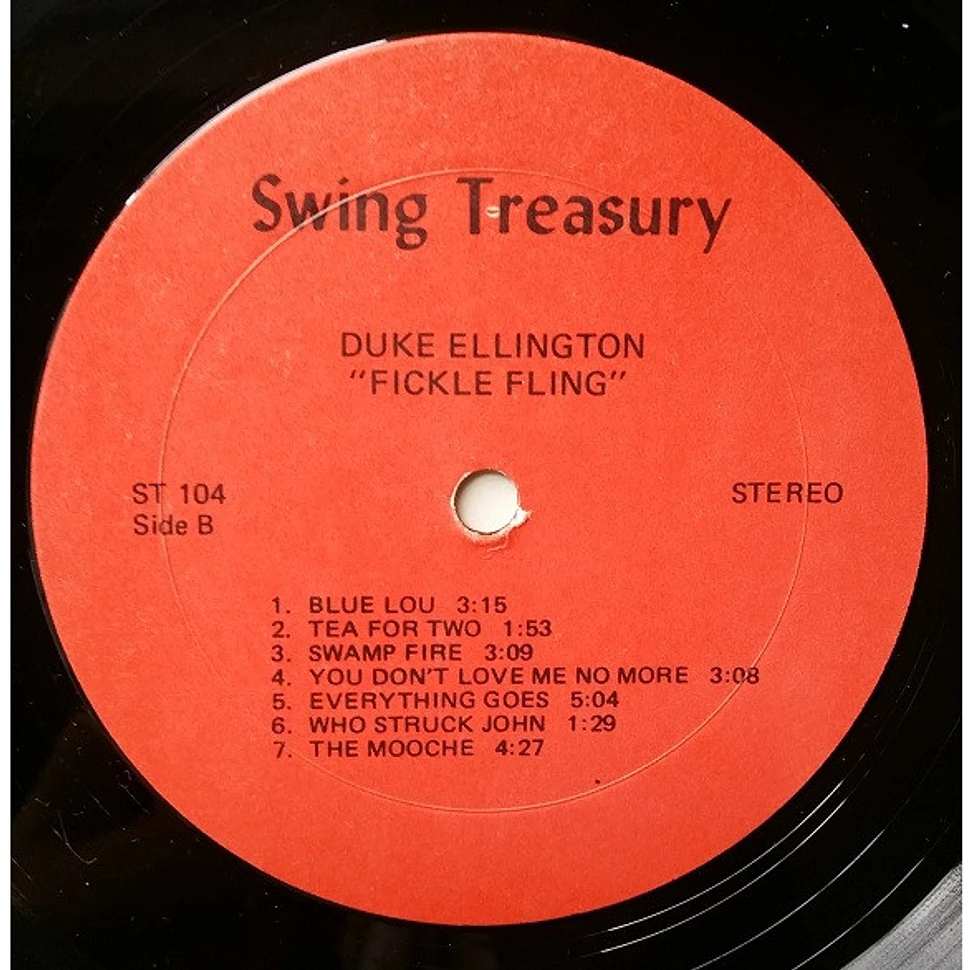 Duke Ellington - Vol.1 Fickle Fling