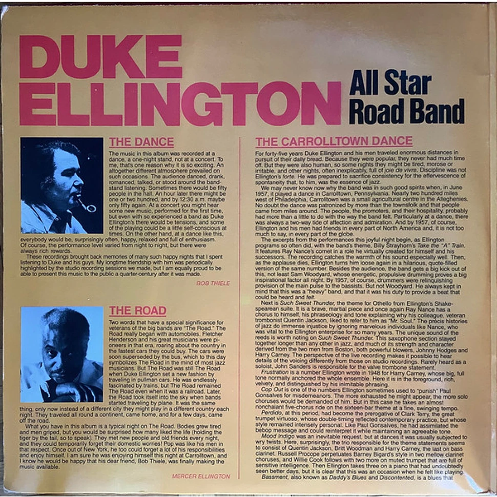 Duke Ellington - All Star Road Band