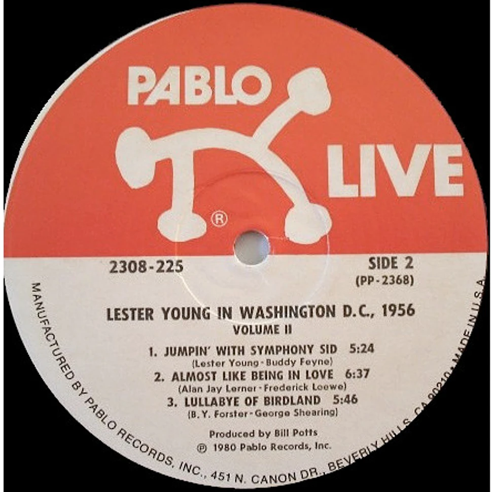 Lester Young - "Prez" Vol. II