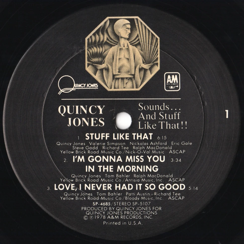 Quincy Jones - Sounds ... And Stuff Like That!!