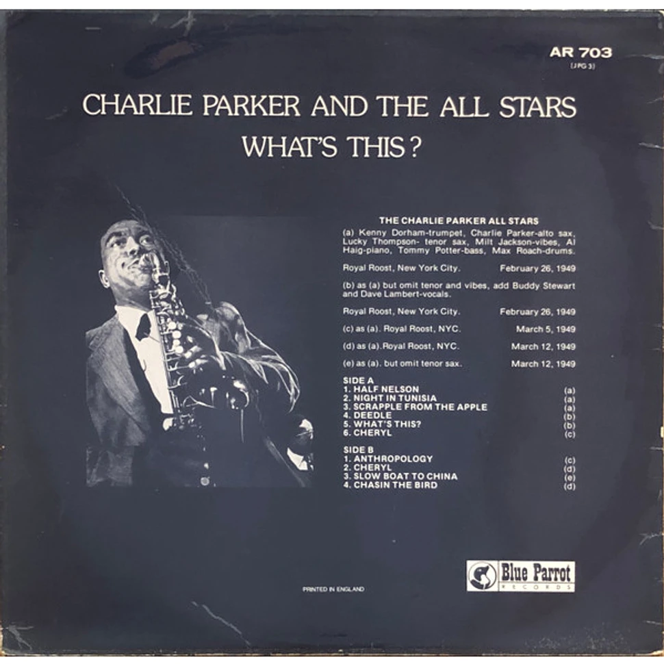 Charlie Parker - What's This? (Charlie Parker At The Royal Roost)