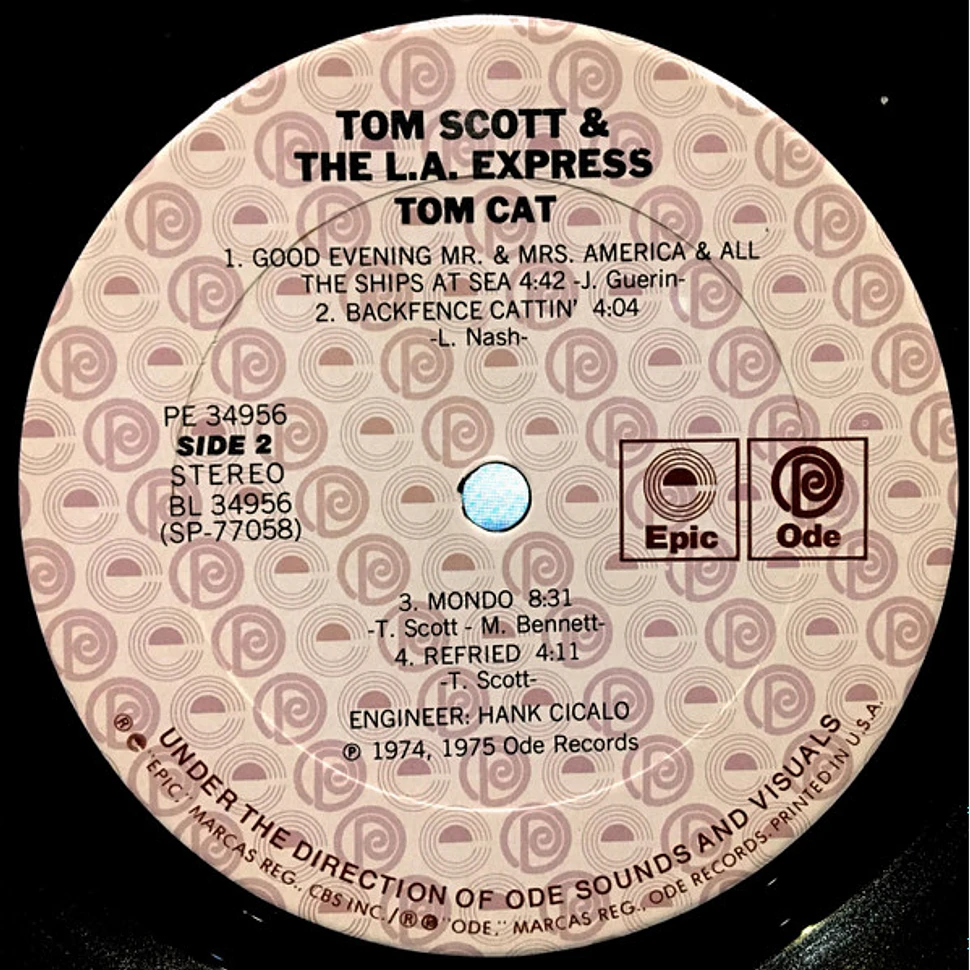 Tom Scott & The L.A. Express - Tom Cat