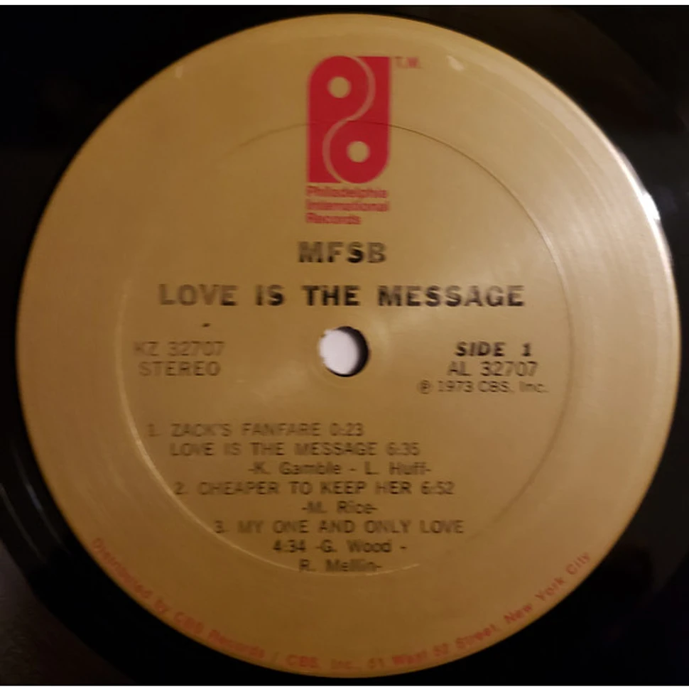 MFSB - Love Is The Message