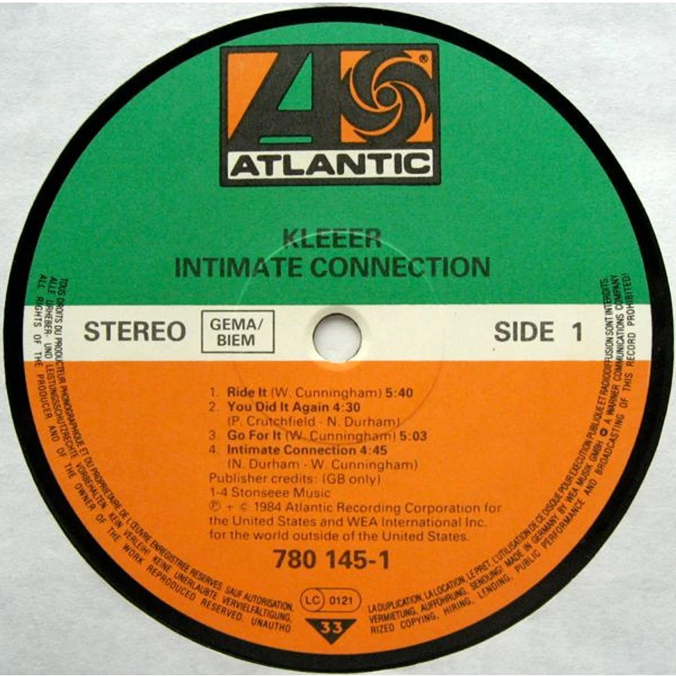 Kleeer - Intimate Connection