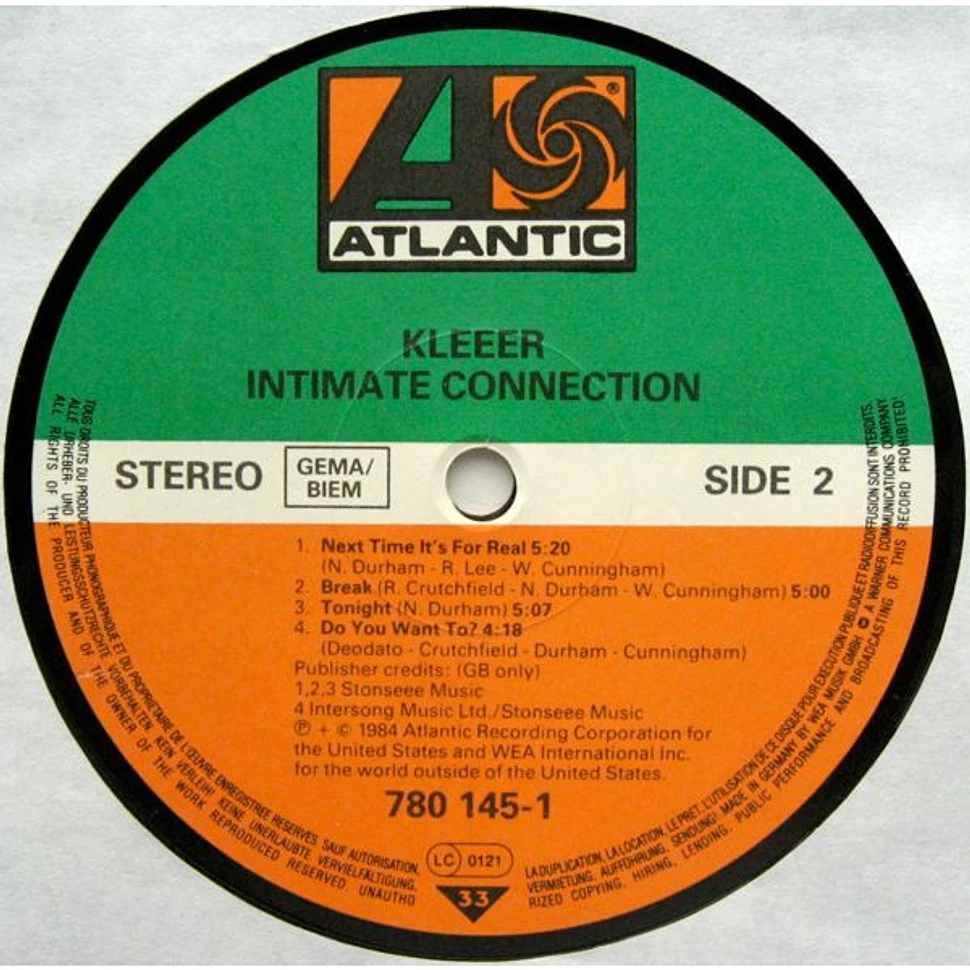 Kleeer - Intimate Connection