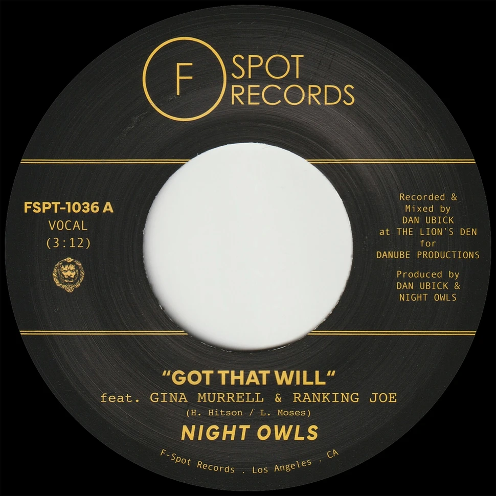 Night Owls - Got That Will Feat. Gina Murrell & Ranking Joe