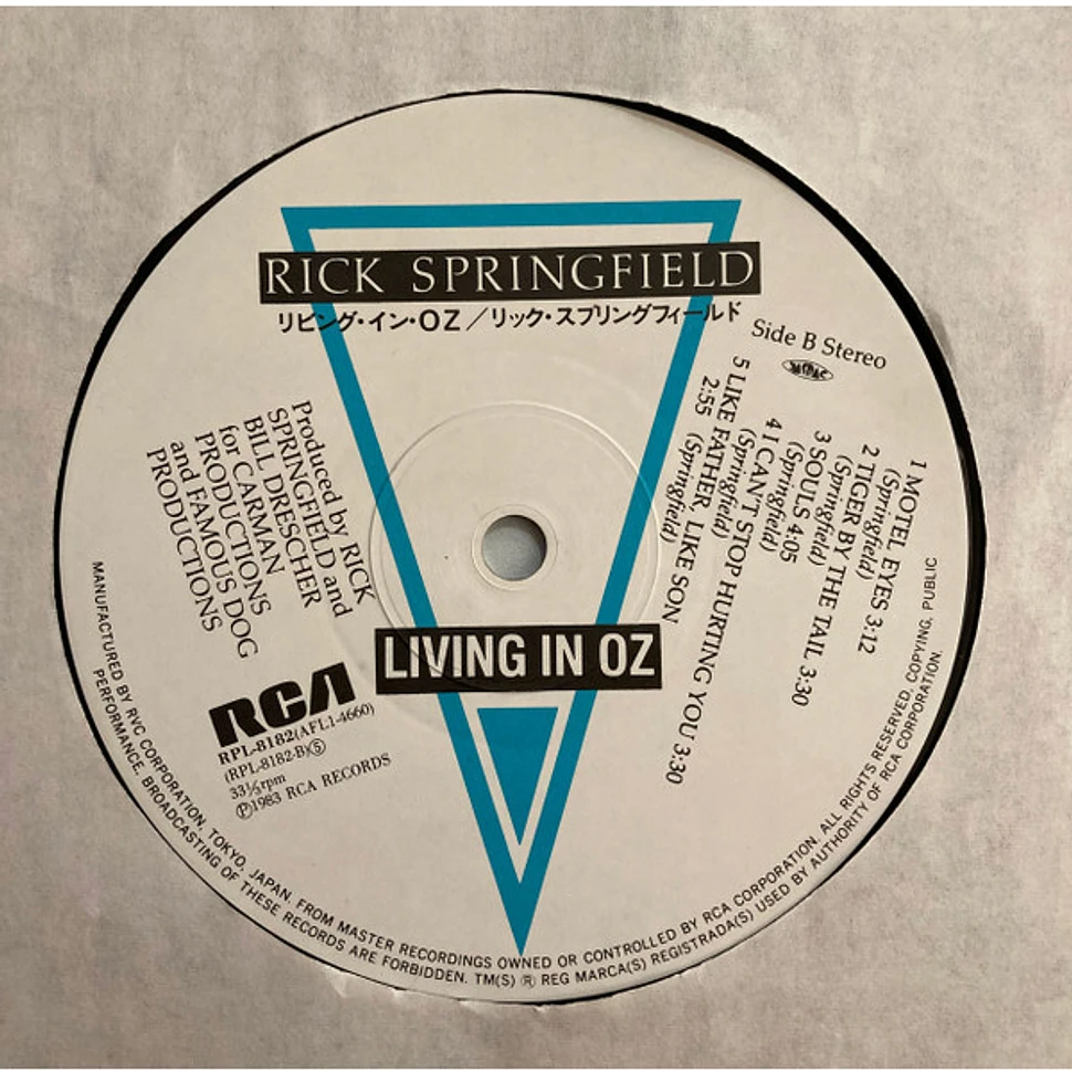 Rick Springfield - Living In Oz