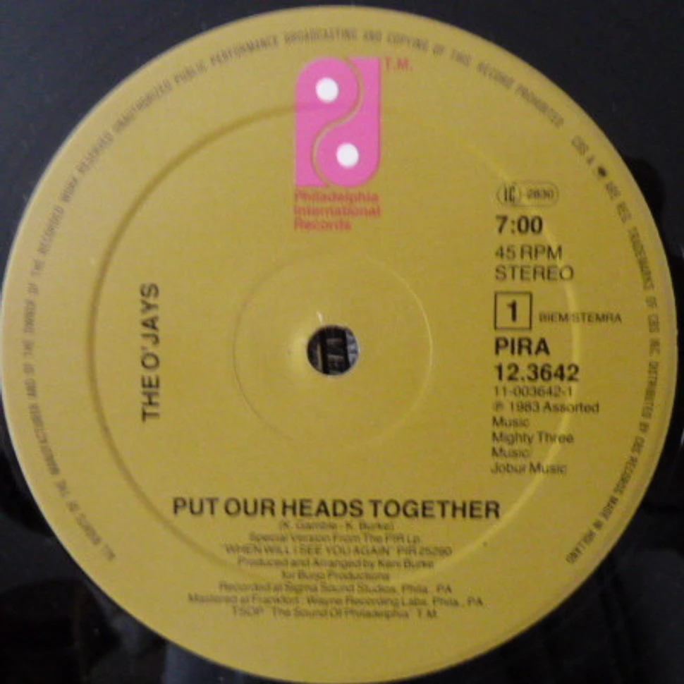 The O'Jays - Put Our Heads Together