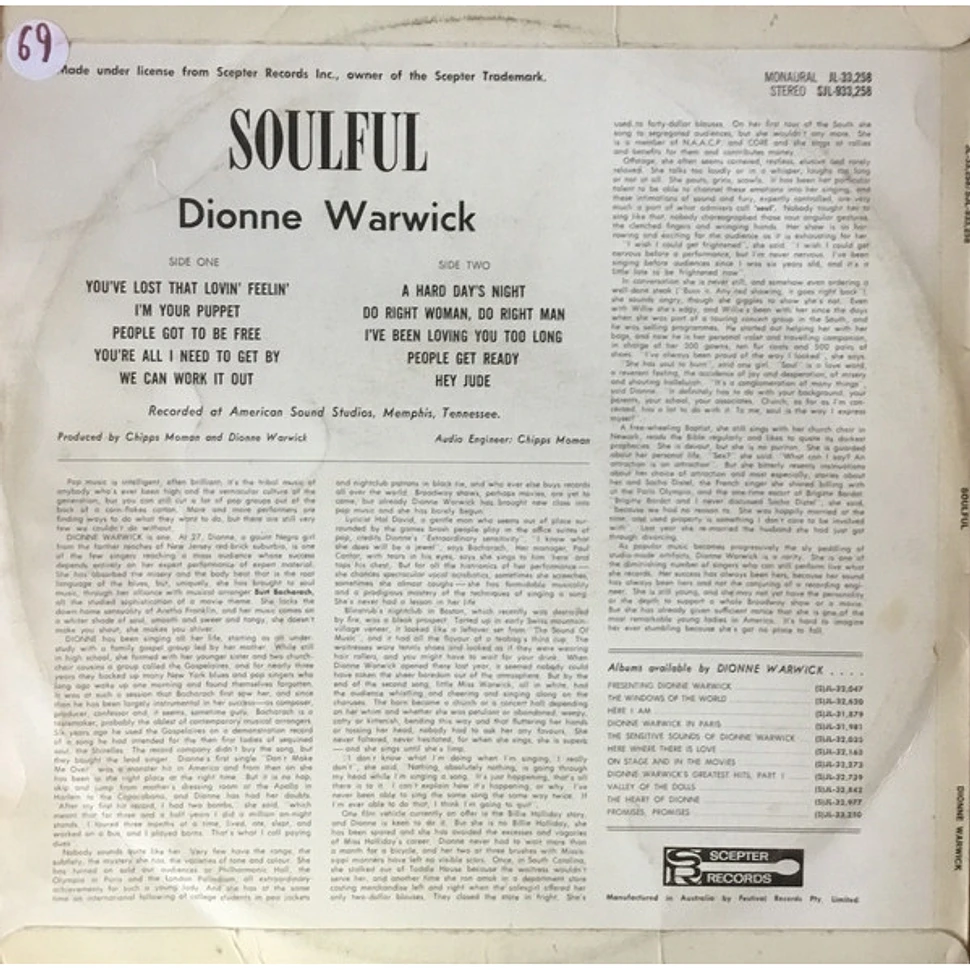 Dionne Warwick - Soulful