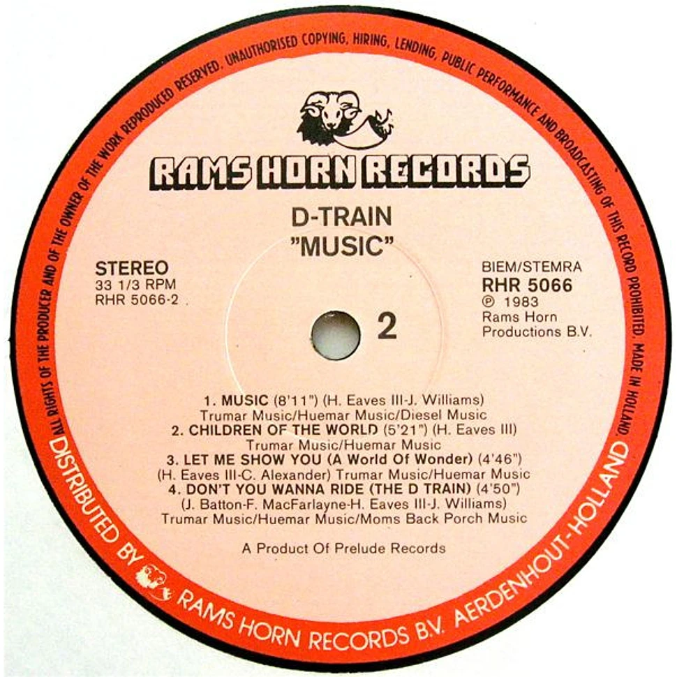 D-Train - Music