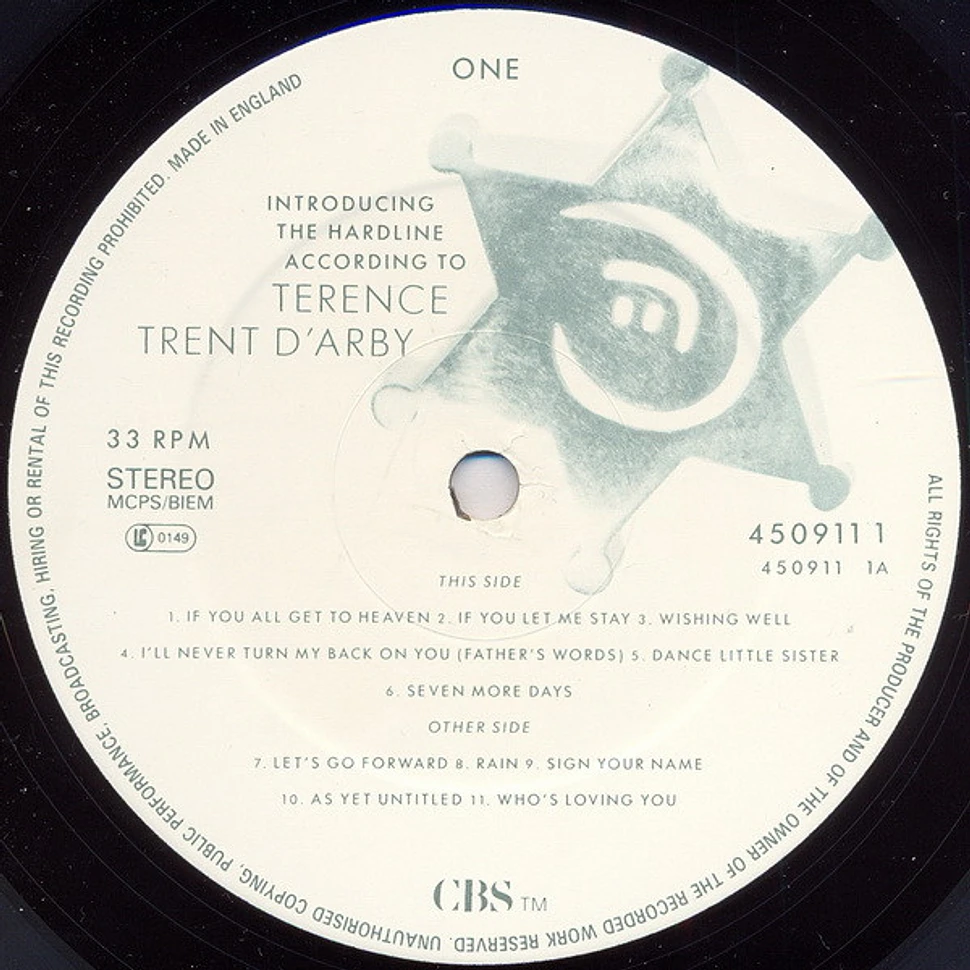 Terence Trent D'Arby - Introducing The Hardline According To Terence Trent D'Arby