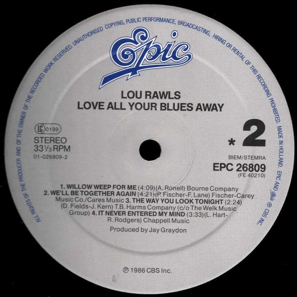 Lou Rawls - Love All Your Blues Away