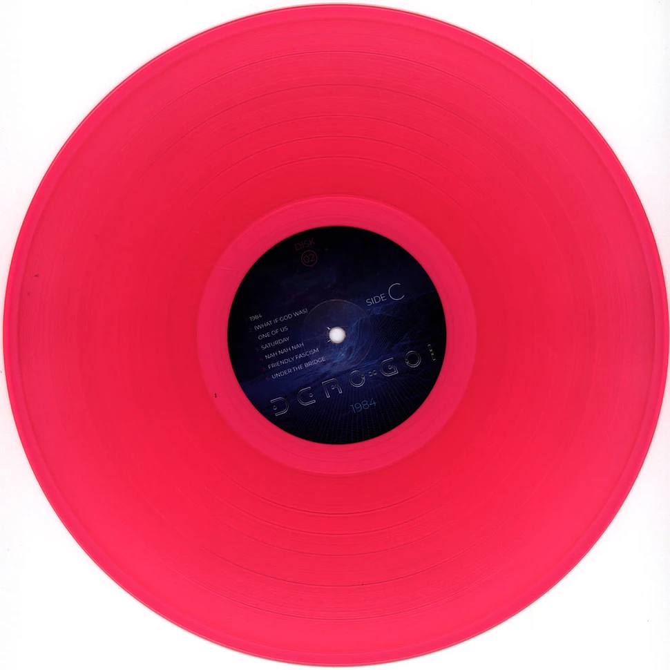 Dero Goi - 1984 Transparent Cyan & Magenta Vinyl Edition