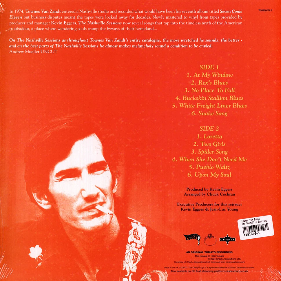 Townes Van Zandt - The Nashville Sessions