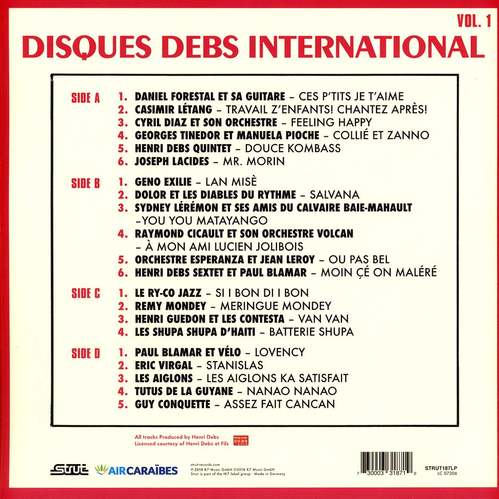 V.A. - Disques Debs International - An Island Story: Biguine, Afro Latin & Musique Antillaise 1960-1972 Volume 1