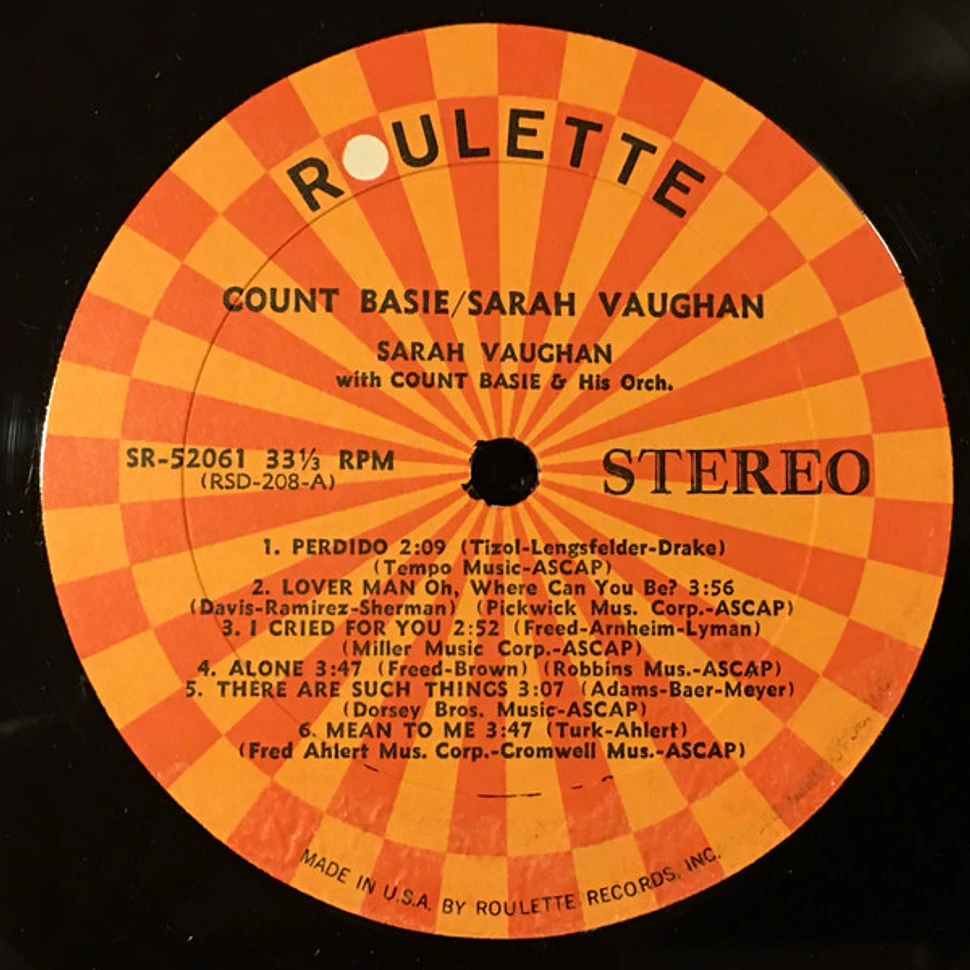 Count Basie / Sarah Vaughan - Count Basie / Sarah Vaughan