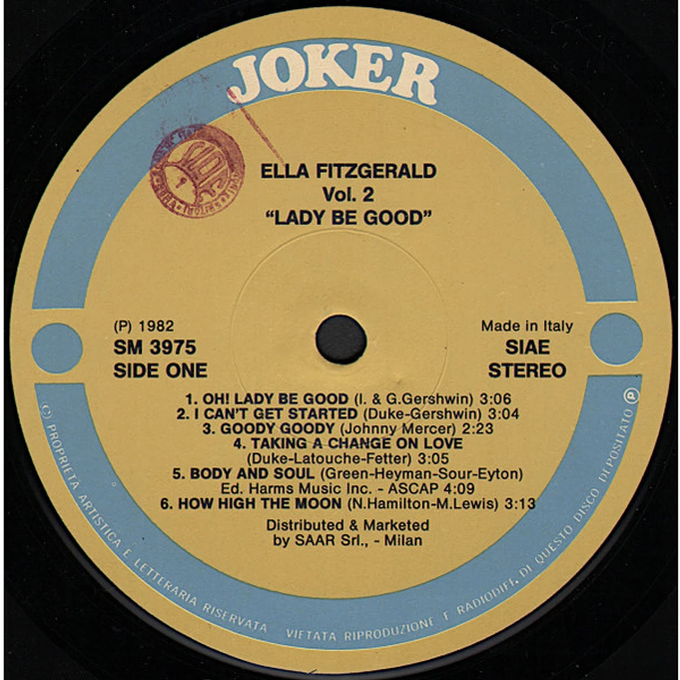 Ella Fitzgerald - Lady Be Good Vol/2