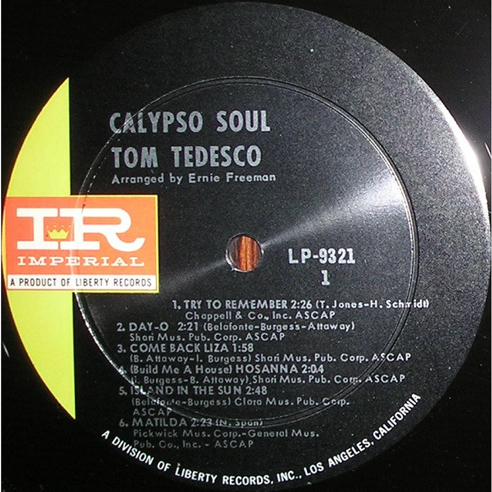 Tommy Tedesco - Calypso Soul