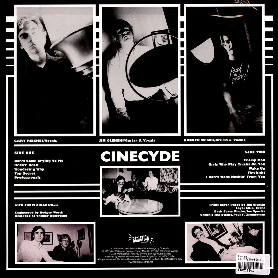 Cinecyde - I Left My Heart In Detroit City Red Vinyl Edition