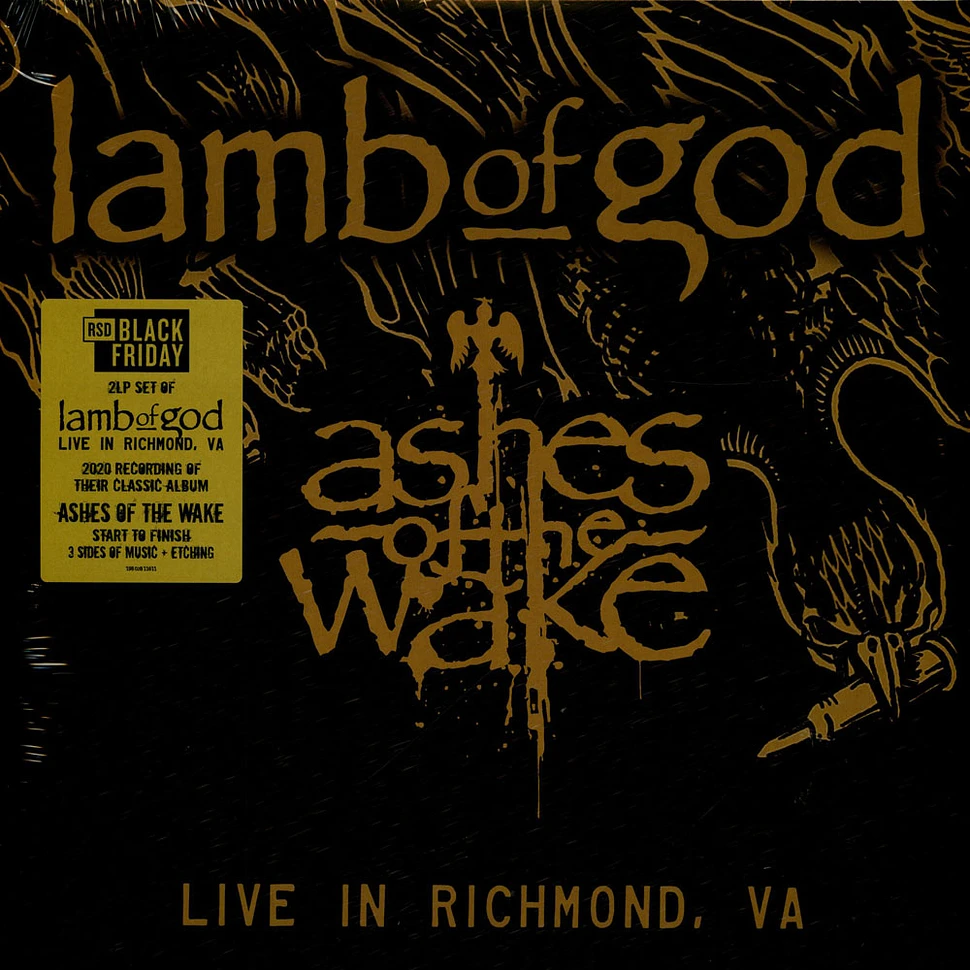 Lamb Of God - Ashes Of The Wake Live Black Friday Record Store Day 2024 Edition