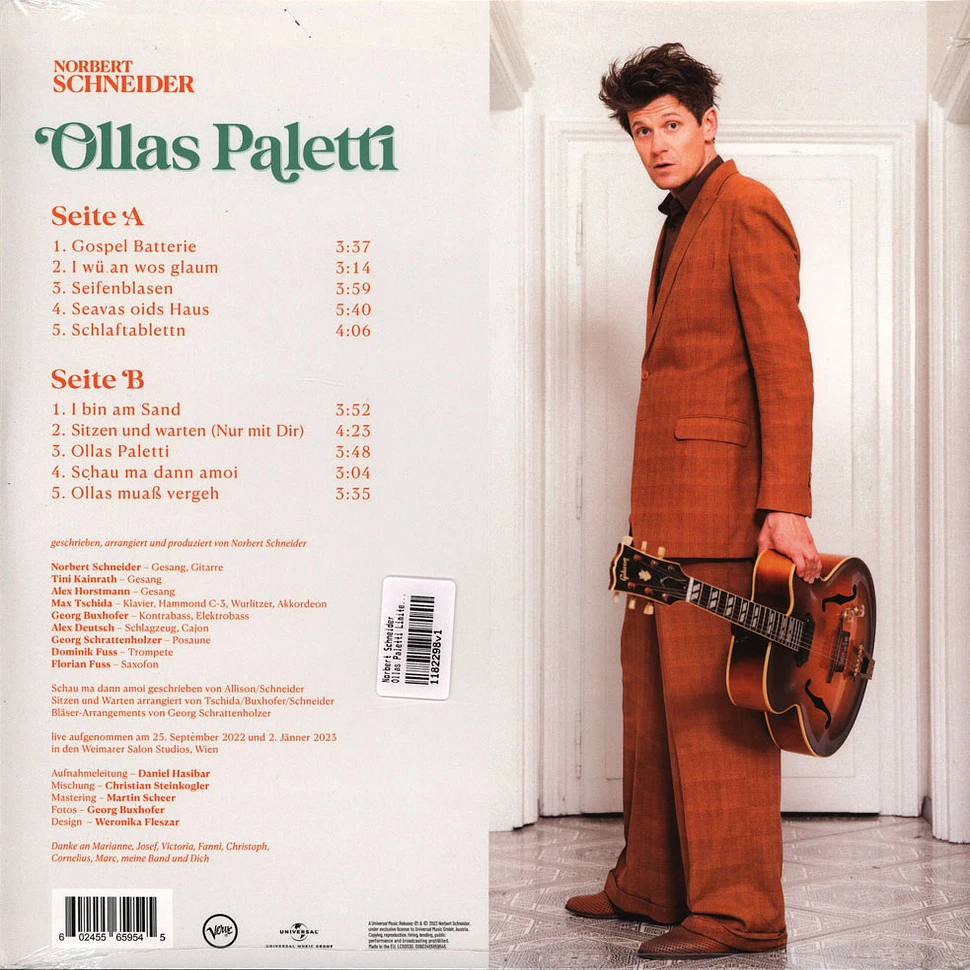 Norbert Schneider - Ollas Paletti Limited Orange Vinyl Edition