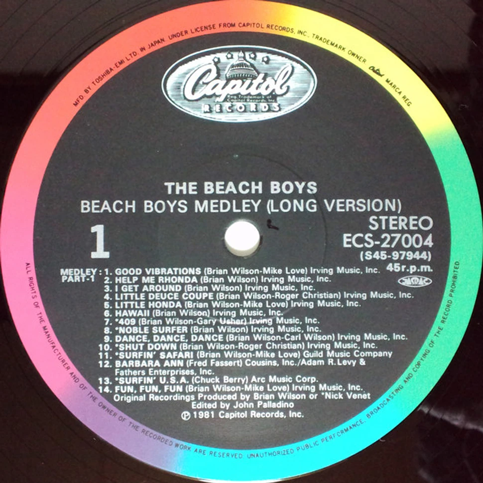 The Beach Boys - Beach Boys Medley (Long Version)