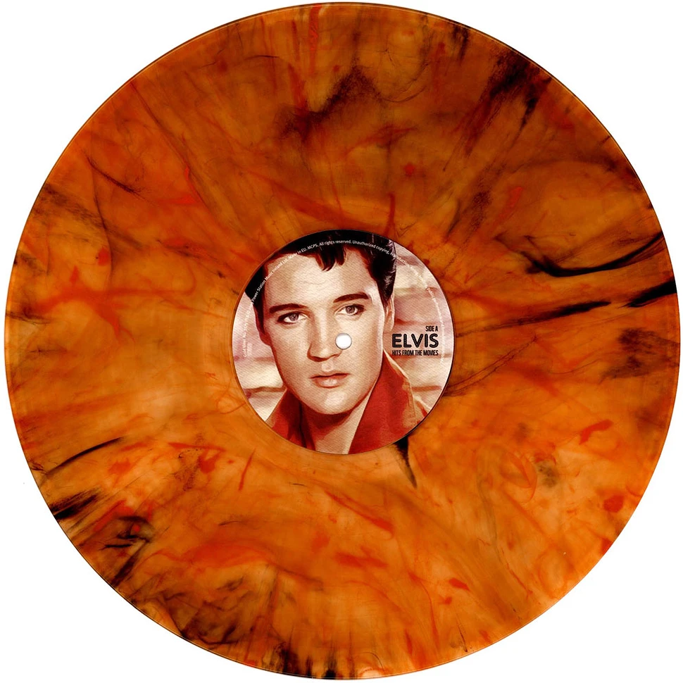 Elvis Presley - Hits From The Movies Red Marbled Vinyl Edition