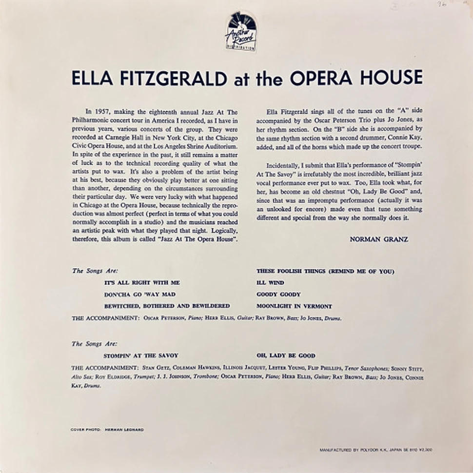 Ella Fitzgerald - Ella Fitzgerald At The Opera House