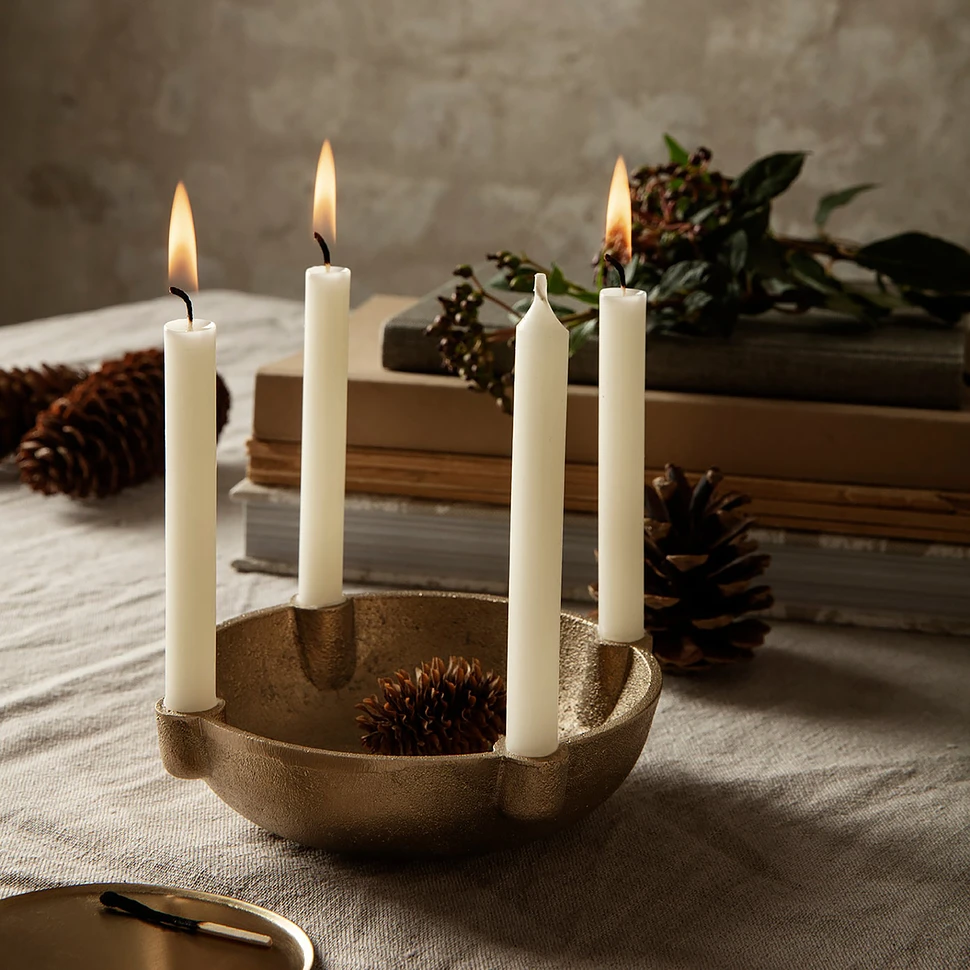 ferm LIVING - Bowl Candle Holder Small