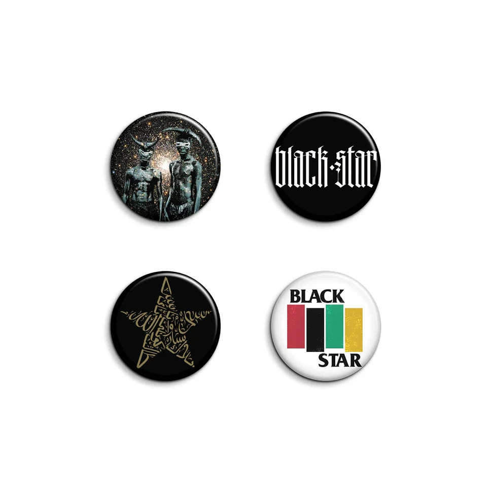 Black Star - Button Pack