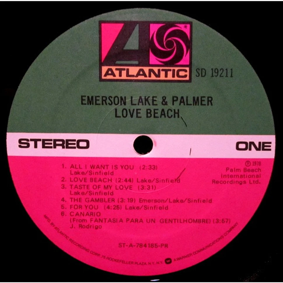 Emerson, Lake & Palmer - Love Beach