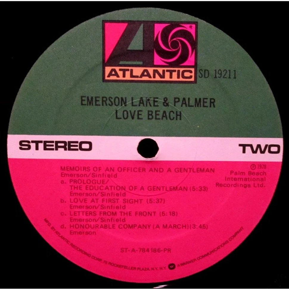 Emerson, Lake & Palmer - Love Beach