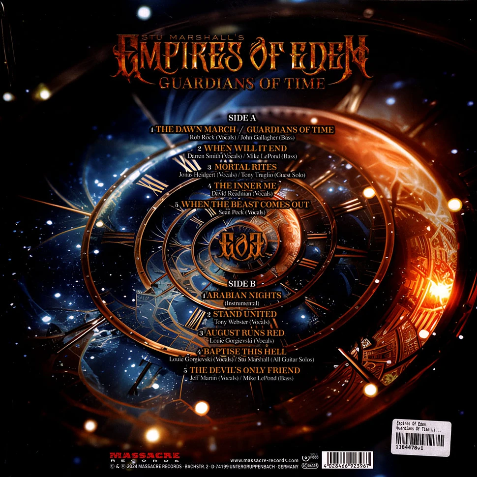 Empires Of Eden - Guardians Of Time Limited Black Vinyl Edition