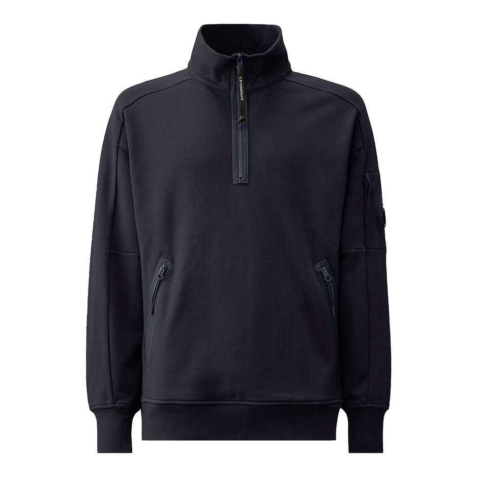 C.P. Company - Diagonal Fleece Half Zip Sweatshirt