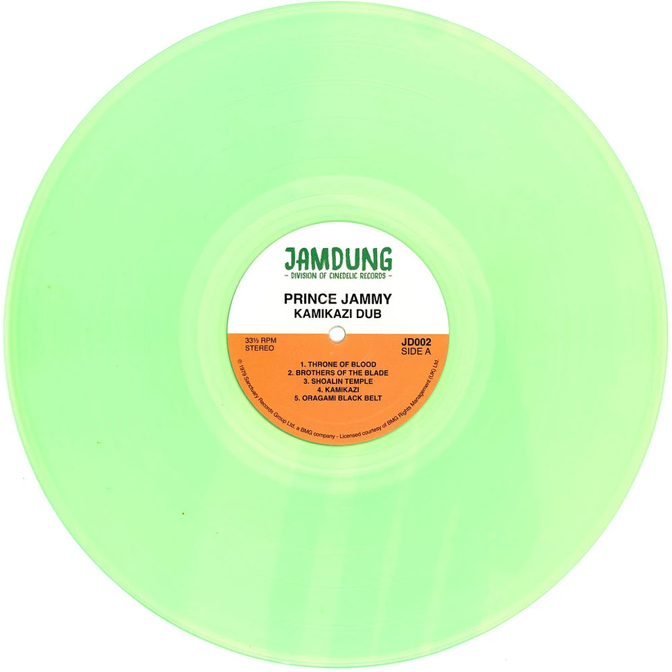 Prince Jammy - Kamikazi Dub HHV Exclusive Lime Green Vinyl Edition