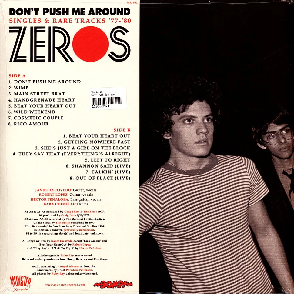 The Zeros - Don't Push Me Around