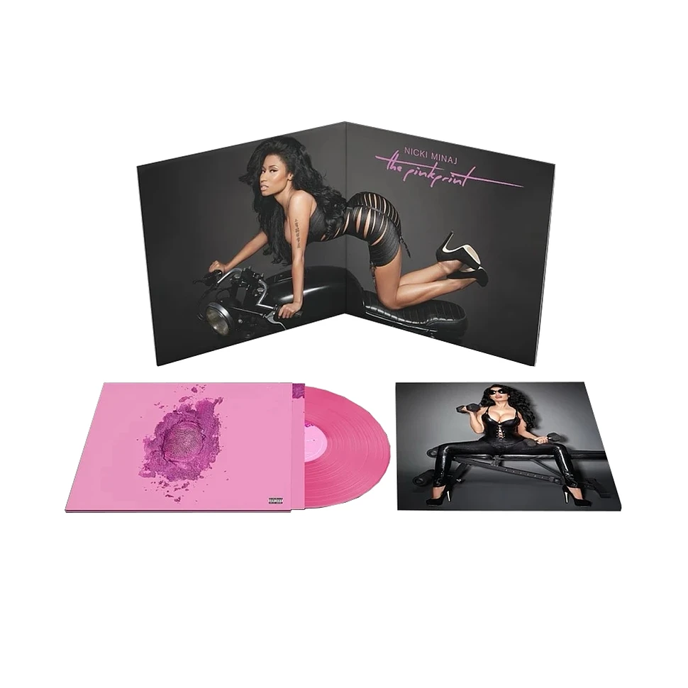 Nicki Minaj - The Pinkprint 10th Anniversary HHV Germany Exclusive Opaque Hot Pink Vinyl Edition