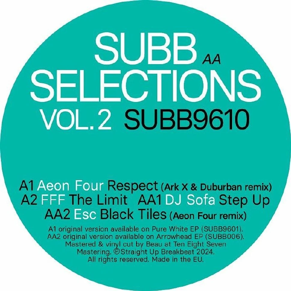 V.A. - Subb Selection Volume. 2 EP