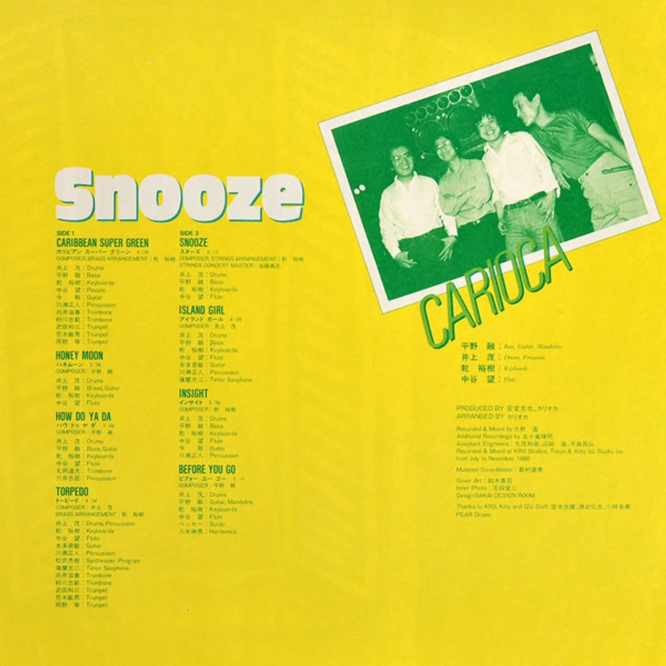 Carioca - Snooze