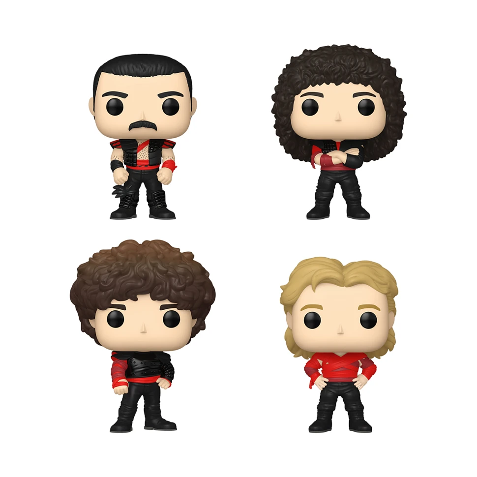 Funko - POP Rocks: Queen - Radio Gaga 4 Pack