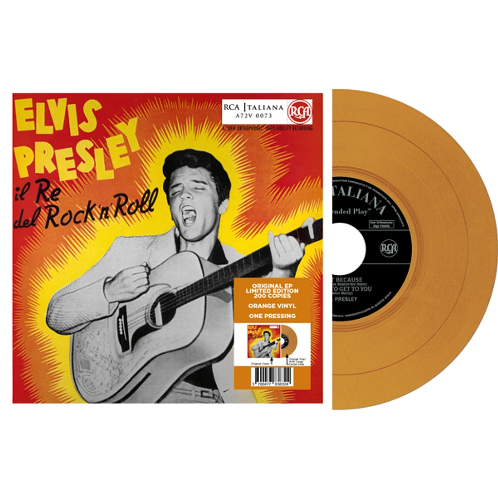 Elvis Presley - Il Re Del Rock 'N' Roll Orange Vinyl Edition